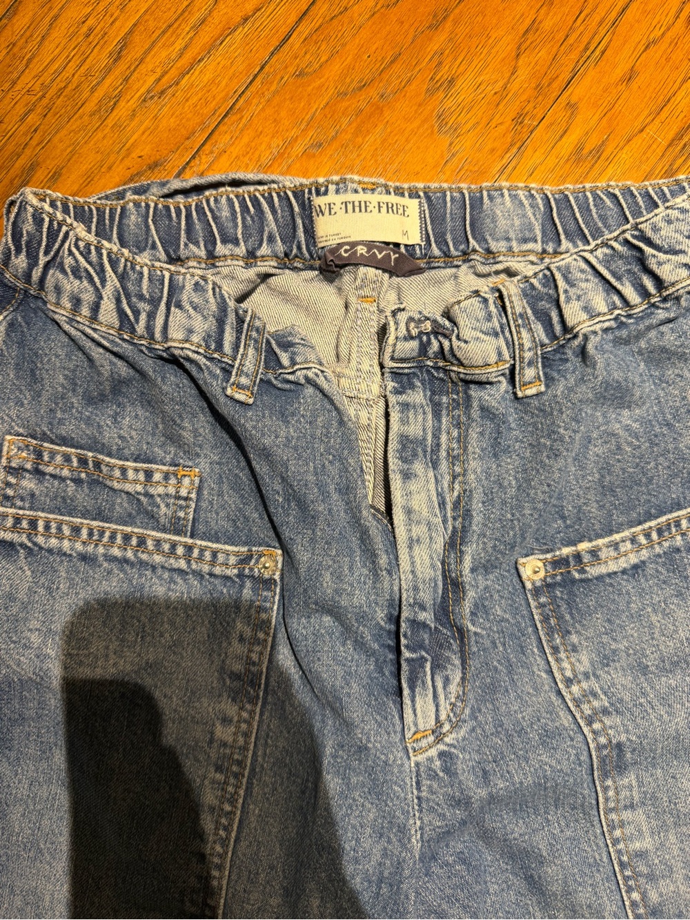 CRVY Outlaw Wide-Leg Jeans